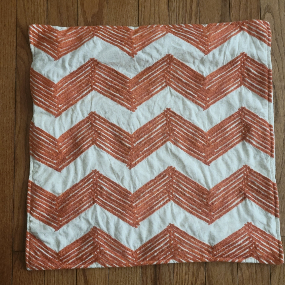 Pottery Barn Chevron Accent Pillow Cover